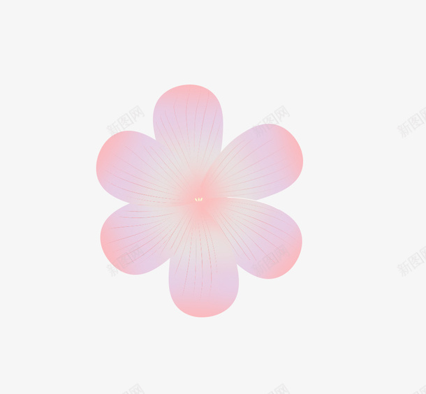 粉嫩手绘小花花png免抠素材_新图网 https://ixintu.com 手绘 粉色 花 装饰