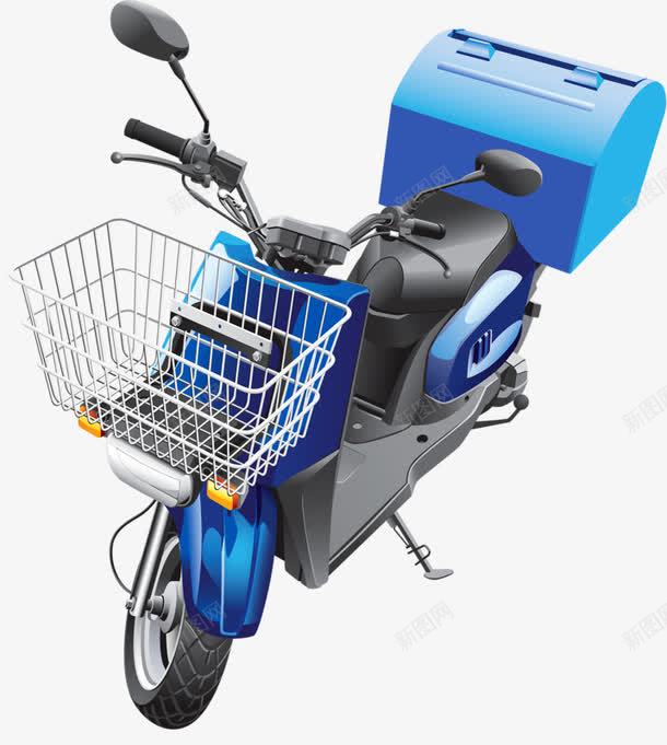 手绘电动车png免抠素材_新图网 https://ixintu.com 浜 澶栧崠杞 鐢靛姩杞 钃濊壊