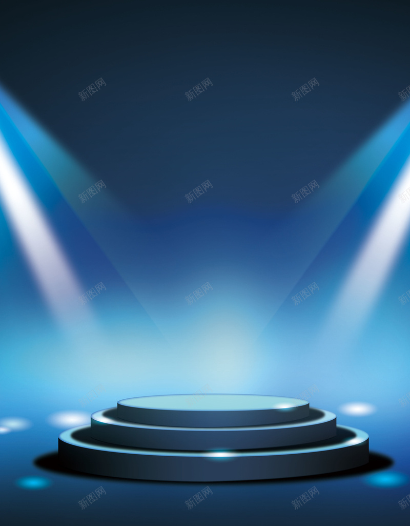 蓝色灯光照耀着的舞台背景psd设计背景_新图网 https://ixintu.com psd 光束 台阶 忧伤 梦幻 海报 灯光 背景 舞台 蓝色 高清背景设计图