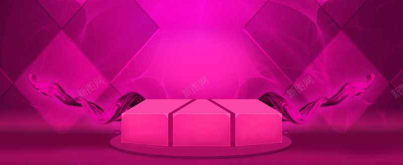 电商背景图片素材jpg设计背景_新图网 https://ixintu.com 电商banner 海报背景 数码电器 喜庆 舞台 紫红色 促销 优惠