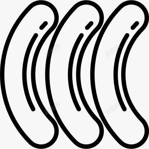 巴伐利亚香肠图标png_新图网 https://ixintu.com 德国 猪肉 肉类 食品