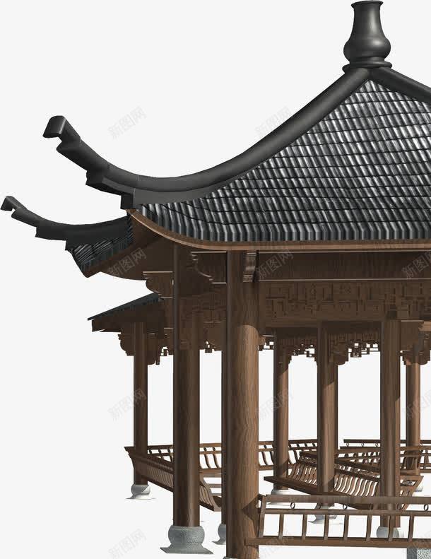 传统亭子房檐png免抠素材_新图网 https://ixintu.com 亭子 传统 房檐