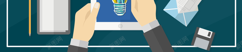 清新商务idea点子广告海报psd设计背景_新图网 https://ixintu.com idea 企业 信息 合作 商务 商务背景 广告设计 招商 数据 点子