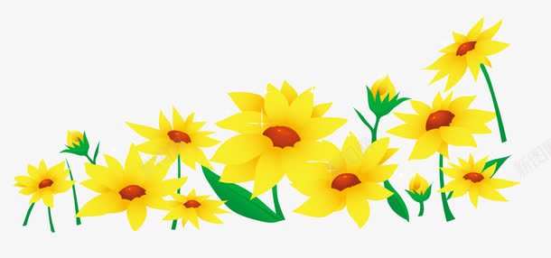 花朵小花小黄花png免抠素材_新图网 https://ixintu.com 小黄花 花卉 花朵 路边花