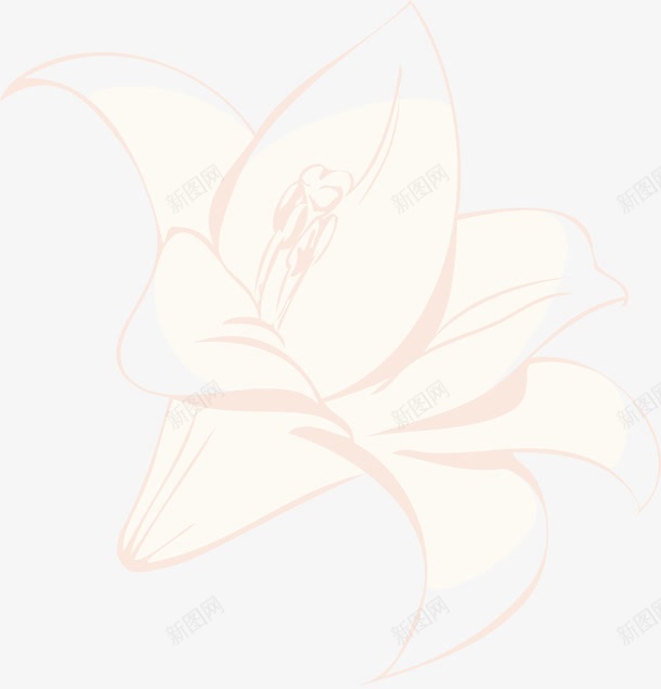 淡粉色花朵png免抠素材_新图网 https://ixintu.com 免扣png 单朵花 淡粉 花朵