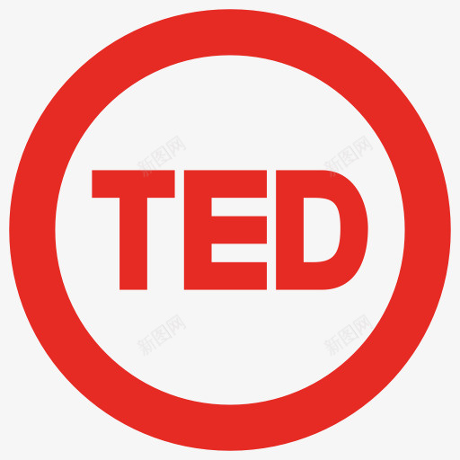 特德社会网络图标png_新图网 https://ixintu.com Ted 特德