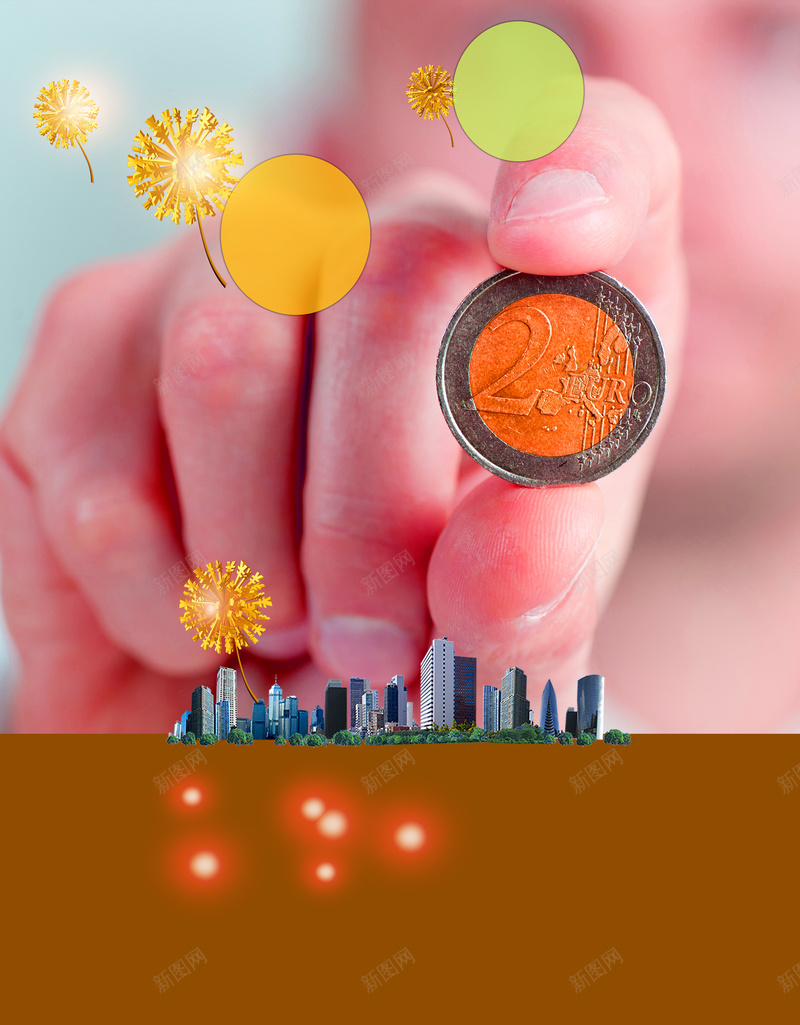 大气地产投资咖啡色背景psd设计背景_新图网 https://ixintu.com 价值 咖啡色 地产 大气 宣传 广告 房产 投资 烟花 理财 画册 购买 金融