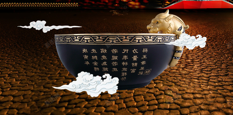 舌尖上的美食H5背景psd设计背景_新图网 https://ixintu.com H5 中国美食 小清新 文艺 水墨风 汤锅 简约 美味 舌尖上的美食