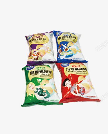 可比克薯片png免抠素材_新图网 https://ixintu.com 产品实物 可比克薯片 零食