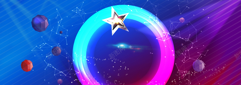 秋季大促销蓝色几何bannerpsd设计背景_新图网 https://ixintu.com 大促销 促销 活动 电商 京东 淘宝 几何 设计 背景 购物节 狂欢节 电商节 线上线下大促