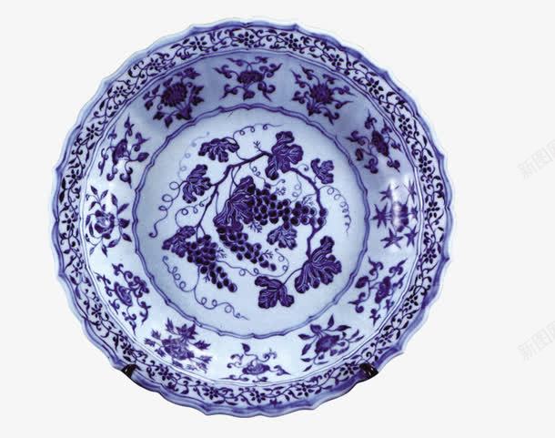 青花瓷花纹png免抠素材_新图网 https://ixintu.com 中国风 民族风 蓝色 装饰 青花瓷