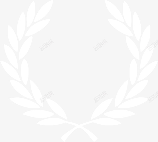 白色简笔画麦穗png免抠素材_新图网 https://ixintu.com 白色 简笔画 边框 麦穗