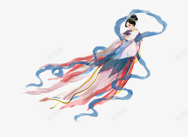 中秋节日元素嫦娥png免抠素材_新图网 https://ixintu.com 中秋 中秋节日元素 中秋节日元素嫦娥 嫦娥