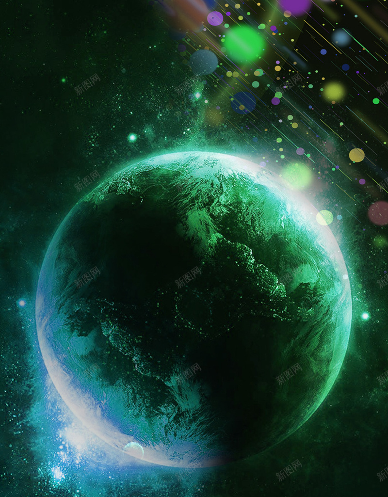 科幻星球H5背景psd设计背景_新图网 https://ixintu.com H5 商务 地球 宇宙 星球 星空 科幻 科技
