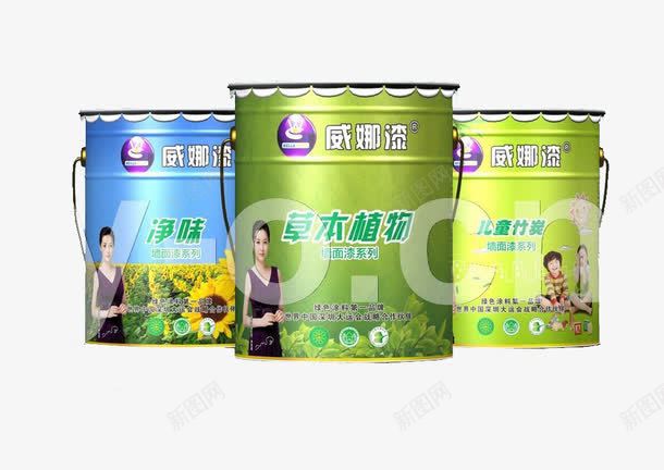 威娜草木漆png免抠素材_新图网 https://ixintu.com 乳胶漆 产品实物 净化漆 墙面漆 环保漆