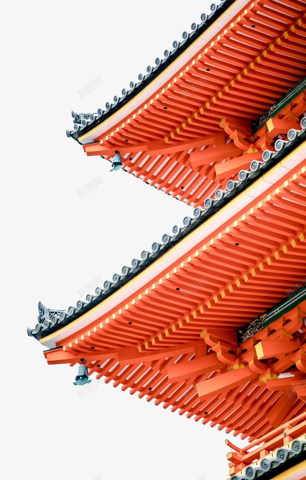 寺庙的一个屋角png免抠素材_新图网 https://ixintu.com 宫殿飞檐 寺庙建筑 寺庙飞檐 斗角 飞檐