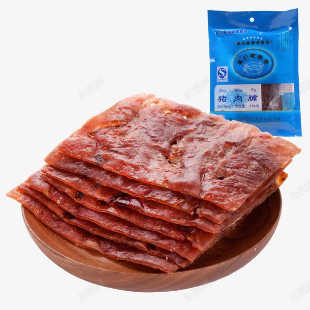 香辣猪肉脯肉干png免抠素材_新图网 https://ixintu.com 产品实物 小吃 红色 零嘴