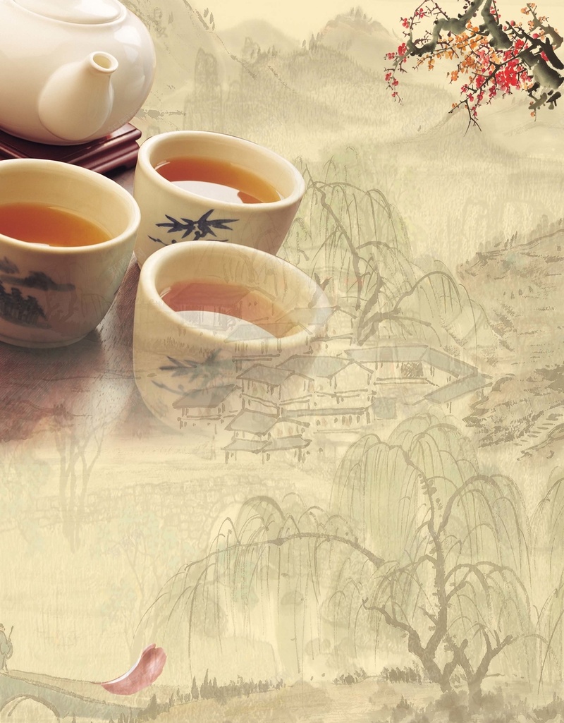 国画风茶文化茶道人生宣传海报背景素材psd设计背景_新图网 https://ixintu.com 国画背景 茶道人生 中国风 茶道 茶 茶文化 惬意淡雅 品茶 享受人生 茶道宣传 广告设计 海报背景 享受