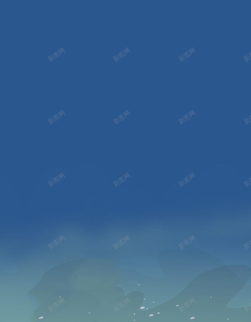 蓝色背景下的海滩H5背景jpg设计背景_新图网 https://ixintu.com H5背景 夜晚 夜色海洋 大海 天空 寂静 沙滩 浪漫 海滩 蓝色背景 黑夜