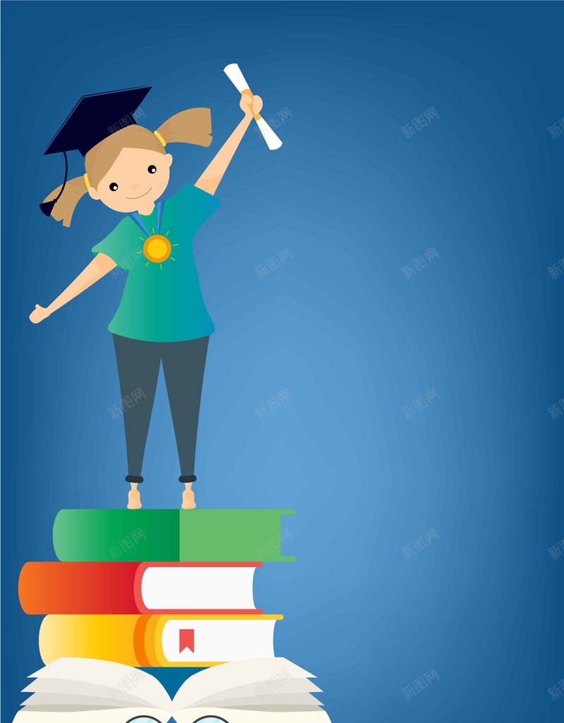 中小学学生辅导班海报展板背景模板矢量图ai设计背景_新图网 https://ixintu.com 中小学辅导班 卡通 宣传 展板 招生 暑假培训班 海报 矢量图 背景模板 课业辅导
