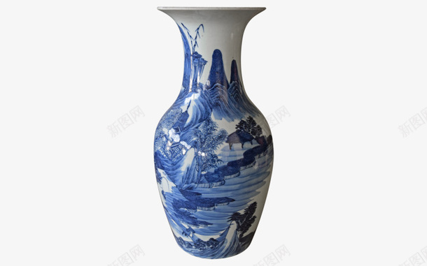 青花瓷白色花瓶png免抠素材_新图网 https://ixintu.com PNG 瓷器 白色 花瓶