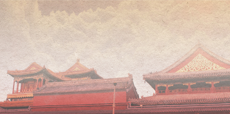 商务旅游休闲H5背景psd设计背景_新图网 https://ixintu.com 云海 休闲 商务 天空 庙宇 度假 旅游 梅花 红云 蓝色