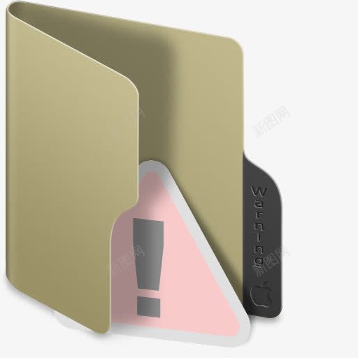警告文件夹macosfoldericons图标png_新图网 https://ixintu.com Warning folder 文件夹 警告