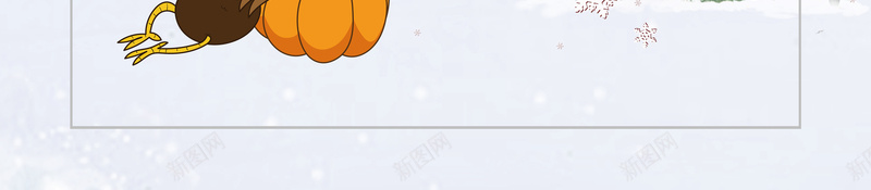 简约手绘感恩节海报psd设计背景_新图网 https://ixintu.com 南瓜 卡通 感恩节 感恩节海报 手绘感恩节 火鸡海报 简约