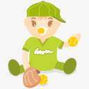 可爱卡通小孩图标png免抠素材_新图网 https://ixintu.com 可爱卡通小孩图标下载