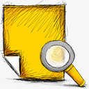 注搜索手绘网页图标png_新图网 https://ixintu.com note search 搜索 注