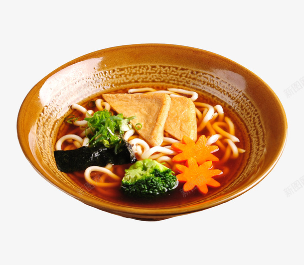 一碗面png免抠素材_新图网 https://ixintu.com 一碗面 棕色碗 食物