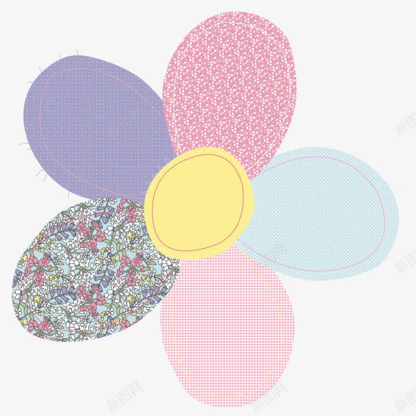 布料花纹png免抠素材_新图网 https://ixintu.com 图形 形状 甜美 艺术 装饰 饰品
