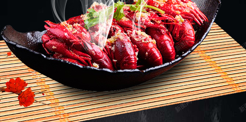 小龙虾美食海报背景psd设计背景_新图网 https://ixintu.com 小龙虾 海报 美味 美食 背景 香辣 刺激 夏日
