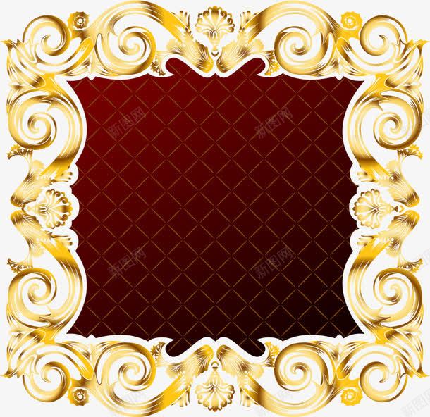 边框纹理png免抠素材_新图网 https://ixintu.com 中国风 做旧风边框 复古 相框 纹理
