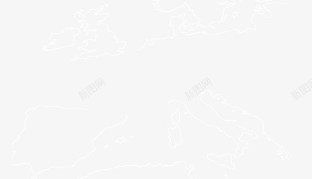 白色线条地图png免抠素材_新图网 https://ixintu.com 地图 白色 粉笔画 线条
