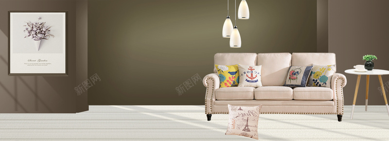 清新北欧简约风家具促销bannerpsd设计背景_新图网 https://ixintu.com 北欧 大气 家具促销 家居 文艺 清新 简约风 高档