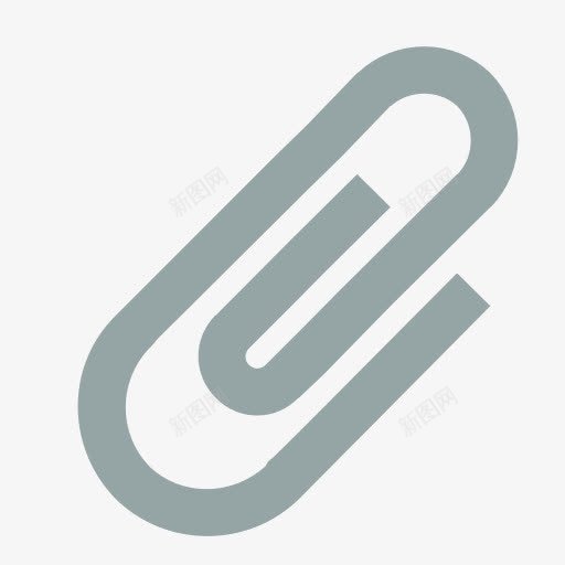 曲别针图标png_新图网 https://ixintu.com 回形针 曲别针