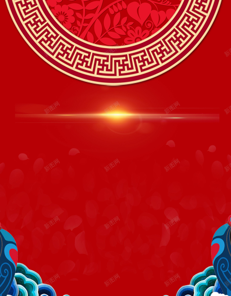 中国风浪漫婚礼请柬海报PSD背景图psd设计背景_新图网 https://ixintu.com 中国风 浪漫 婚礼 海报 背景图 请柬 PSD 红色 祥云