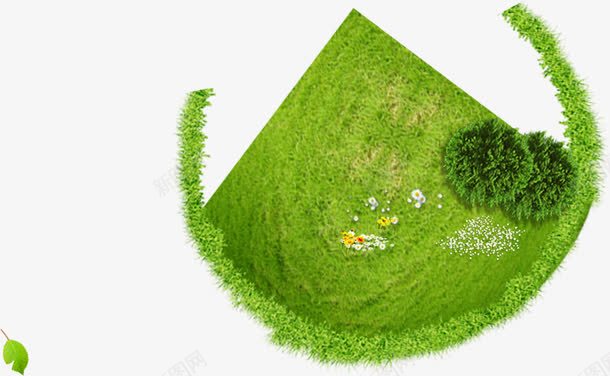绿色小花春日生机勃勃草地png免抠素材_新图网 https://ixintu.com 春天小花草地 春日 春日生机灌木丛草地 绿色 绿色草地 草地