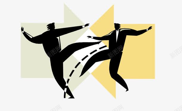 拳打脚踢png免抠素材_新图网 https://ixintu.com 人物 打架 拳打脚踢