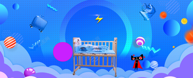 双十一淘宝bannerpsd设计背景_新图网 https://ixintu.com 双十一 活动 banner psd 蓝色 淘宝 云 渐变 开心