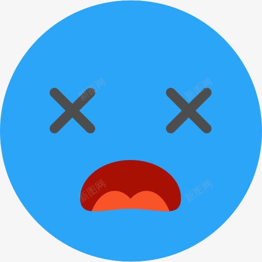 震惊图标png_新图网 https://ixintu.com 感情 表情 表情震惊