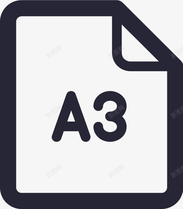 A3页图标png_新图网 https://ixintu.com A3页
