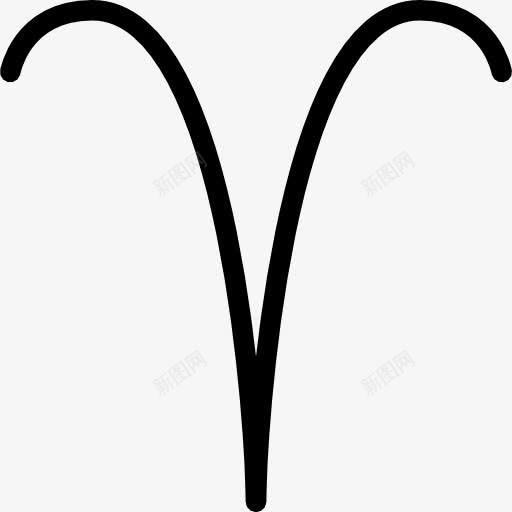 白羊座标志图标png_新图网 https://ixintu.com