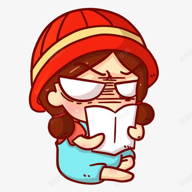 卡通小红帽女生手绘png免抠素材_新图网 https://ixintu.com 卡通 生手 红帽