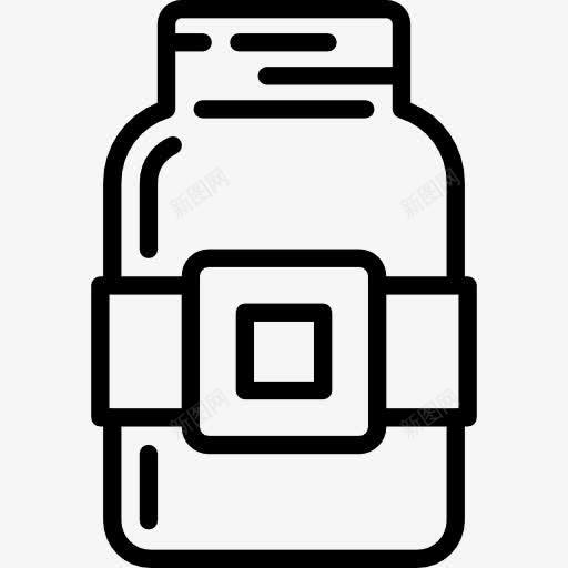 MasonJar图标png_新图网 https://ixintu.com 沙拉酱 粉 调味品 食品