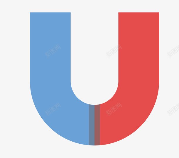 磁铁图标png_新图网 https://ixintu.com 吸铁石 手绘磁铁 磁场 磁铁