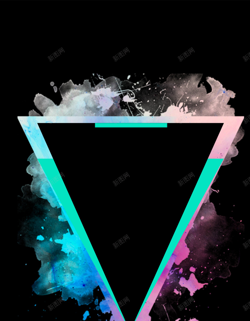 黑色创意粉末背景psd设计背景_新图网 https://ixintu.com H5 创意 扁平 梦幻 渐变 粉末 背景 黑色