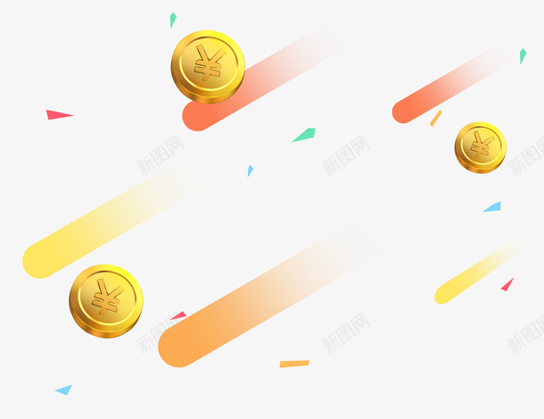 节日金币金钱雨金币雨png免抠素材_新图网 https://ixintu.com 节日金币 金币雨 金钱 钱币雨