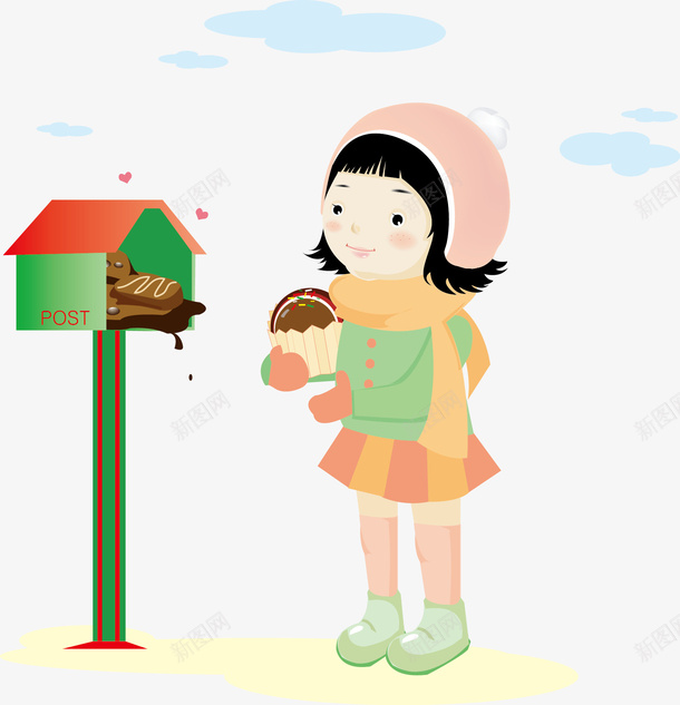 卡通人物贺卡矢量图ai免抠素材_新图网 https://ixintu.com AI素材 卡通人物 贺卡 矢量图
